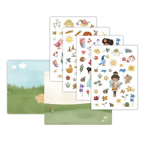 STICKERS ROSA- Adesivi senza colla